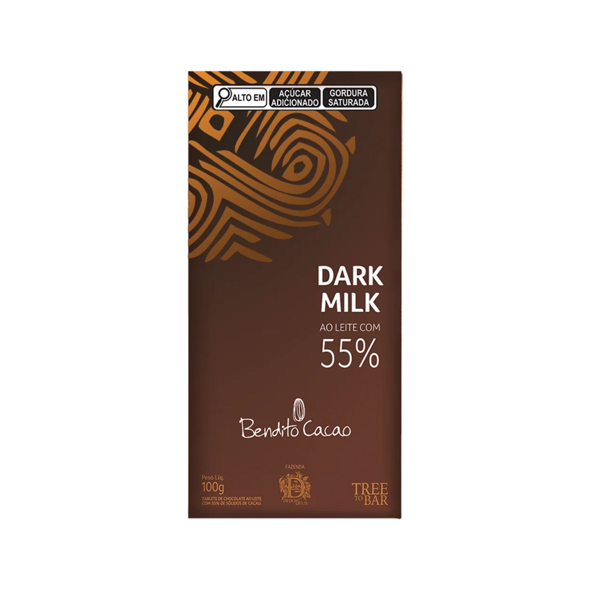 Cacau Show Tablete: Dark Milk 55% (100g)