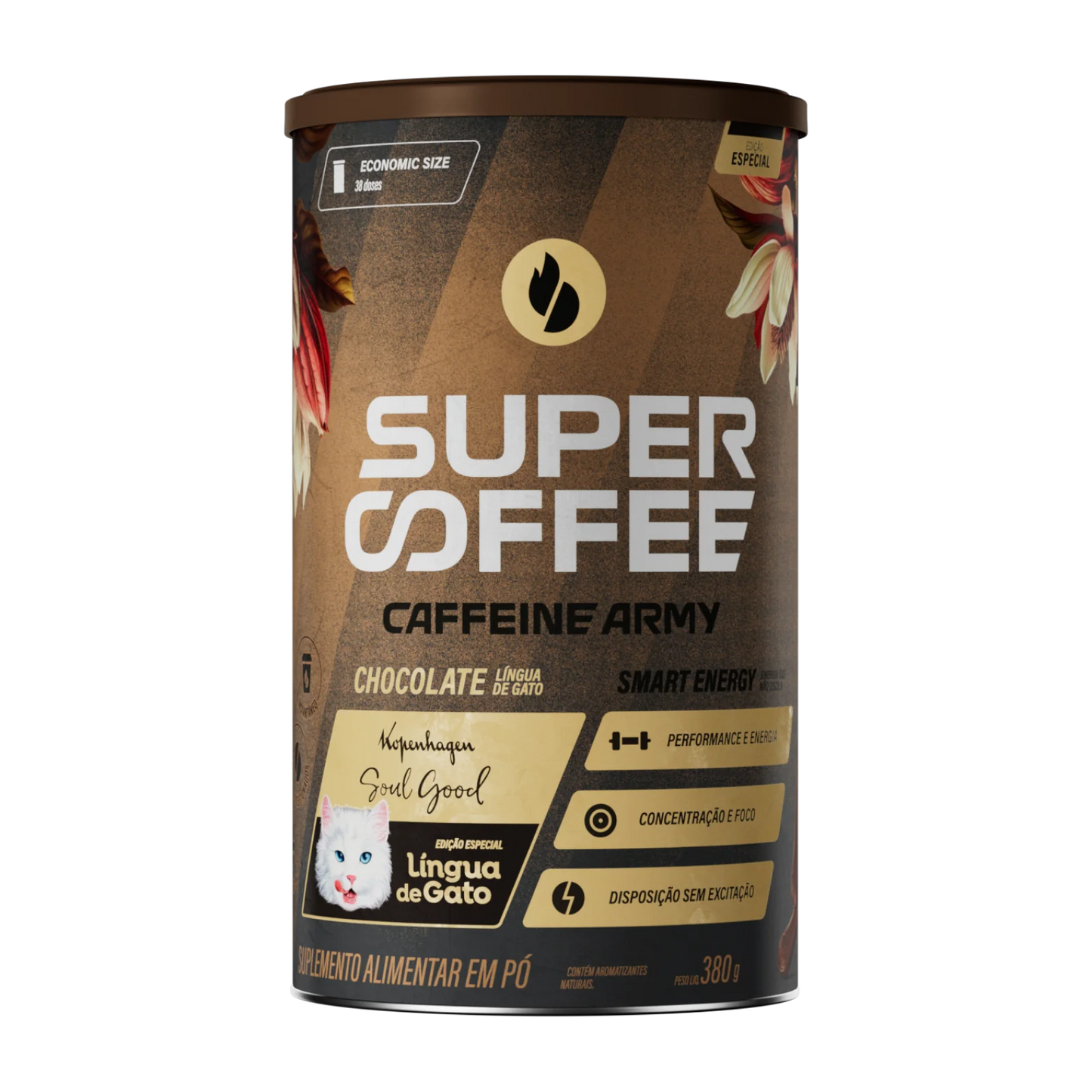 Supercoffee Caffeine Army - 1 Unidade (380g) - Sabor: