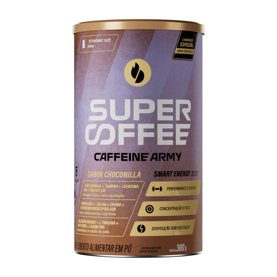 Supercoffee Caffeine Army - 1 Unidade (380g) - Sabor: