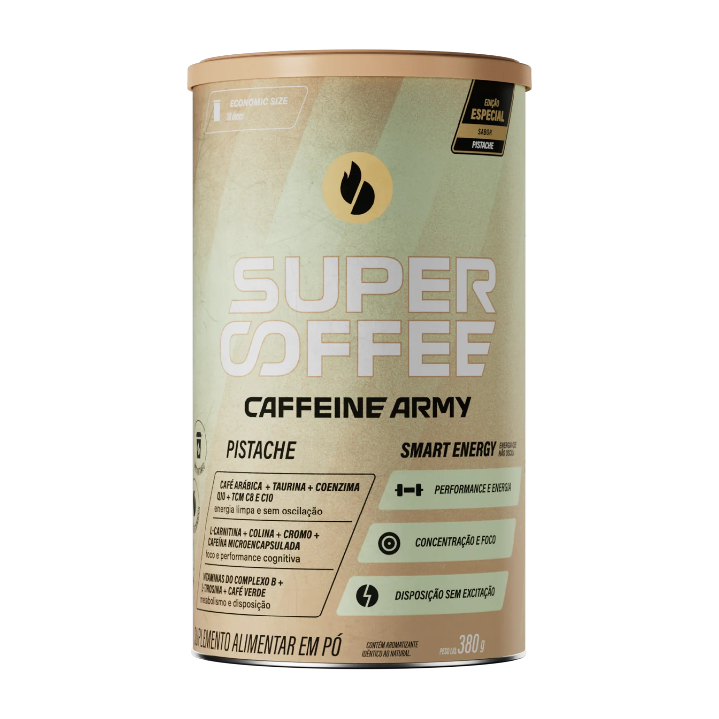 Supercoffee Caffeine Army - 1 Unidade (380g) - Sabor: