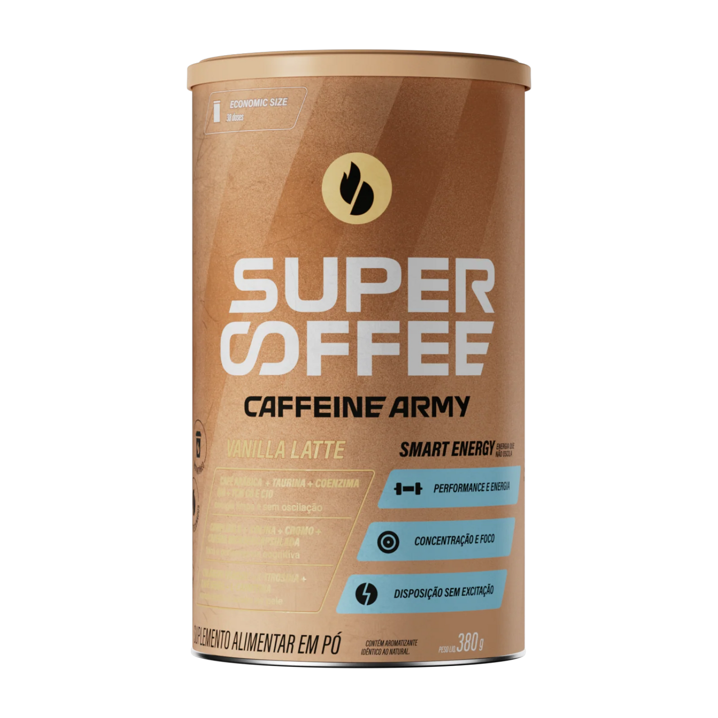 Supercoffee Caffeine Army - 1 Unidade (380g) - Sabor:
