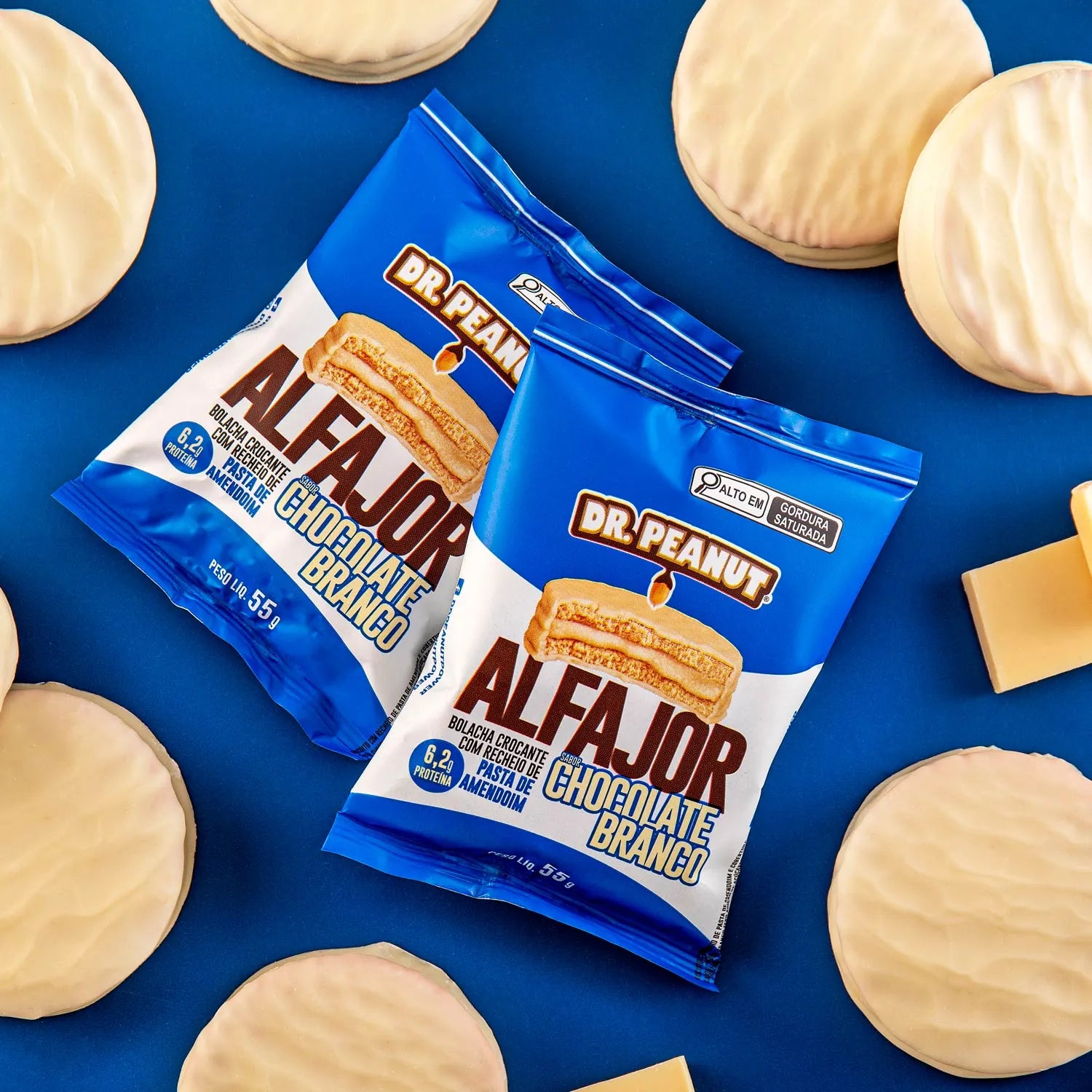Dr Peanut Alfajor dulce de leche flavor 2x55G