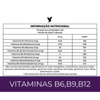 Vitaminas do Complexo B Alwaysfit  Metilfolato + Metilcobalamina 60 Cápsulas