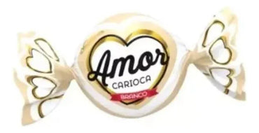 Bombom Amor Carioca Branco Pacote 900g - Neugebauer