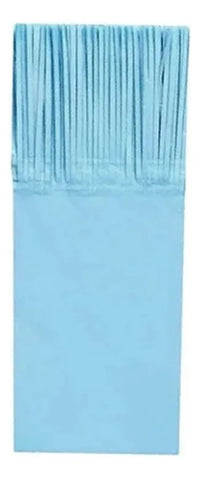 Papel de Seda com Franja para Bala de Coco – 75mm x 210mm – 48 Unidades – Cores: