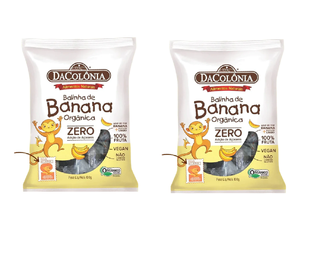 Zero Sugar Organic Banana Candy 100g