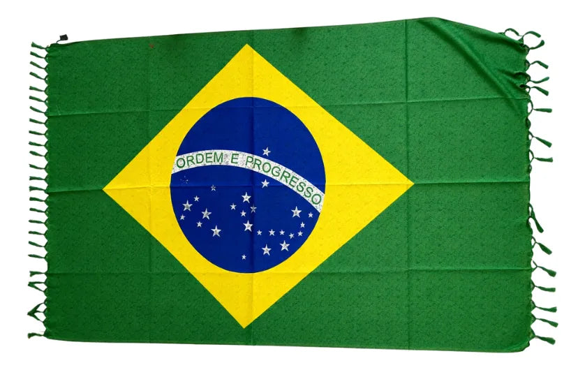 Canga Praia Bandeira do Brasil