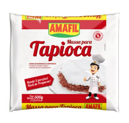 Amafil Fécula Hidratada Massa para Tapioca (500g)