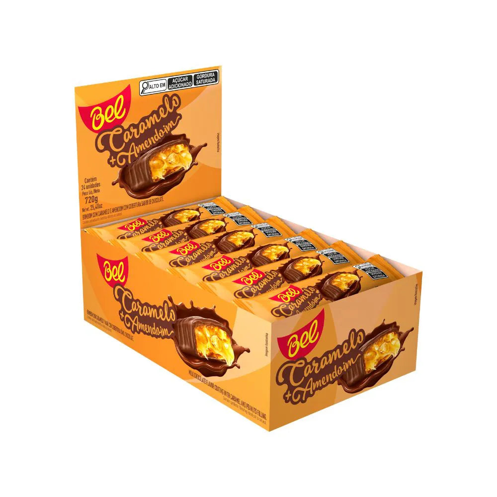 Bel Caramelo Com Amendoim 720g (24un x 30g)