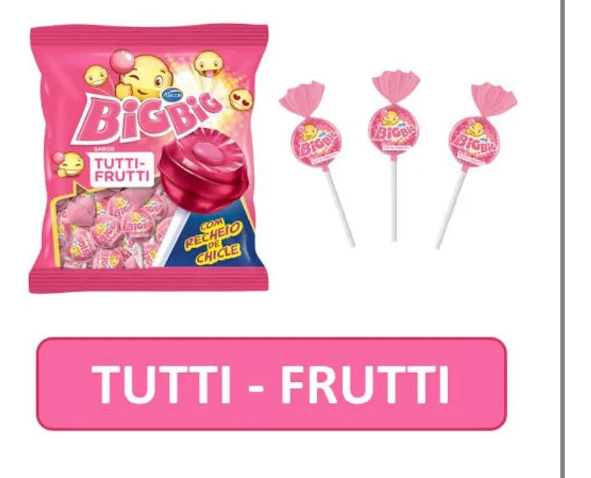 Arcor Big Big Pirulito Chiclete: Tutti Frutti (500g)