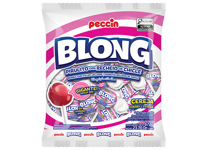 Blong Giant Lollipop with Bubble Gum 672g