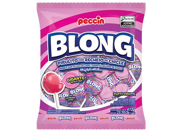 Blong Giant Lollipop with Bubble Gum 672g