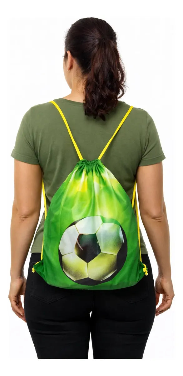 Bolsa Saco Brasil Oxford Mochila Esportiva Futebol Copa 2026
