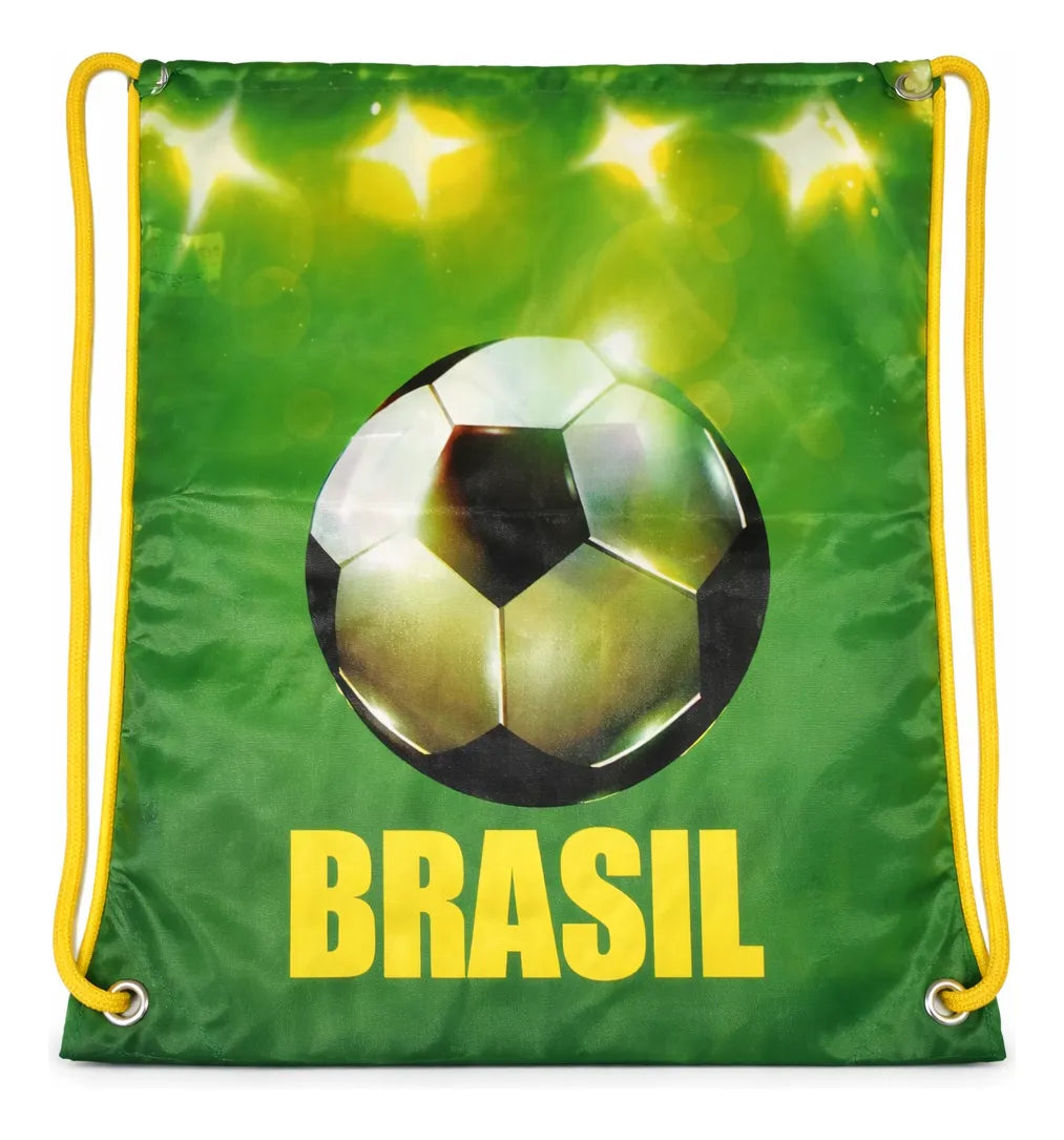 Bolsa Saco Brasil Oxford Mochila Esportiva Futebol Copa 2026