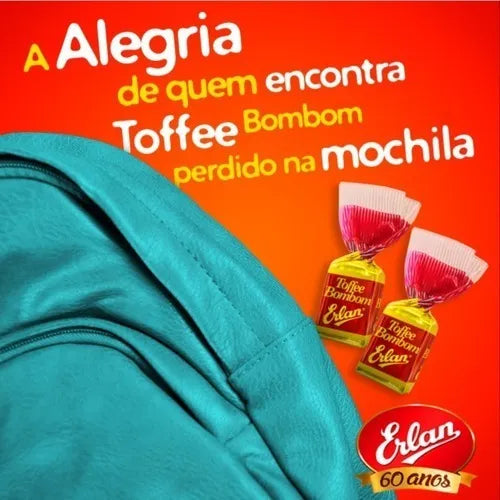 Bala Toffe Erlan Bombom Tradicional (500g)