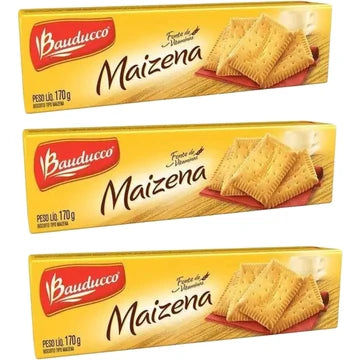 Bauducco Biscoito Maizena  (3x170g)