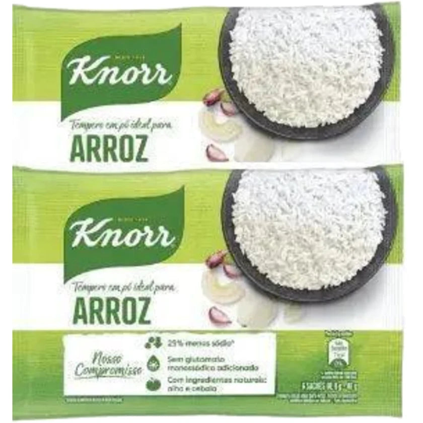 Knorr Tempero Meu Arroz Alho/Cebola (2x50g).