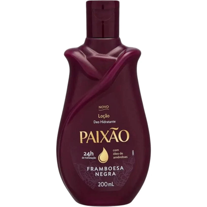 Paixão Loção Deo Hidratante Framboesa Negra (200ml)