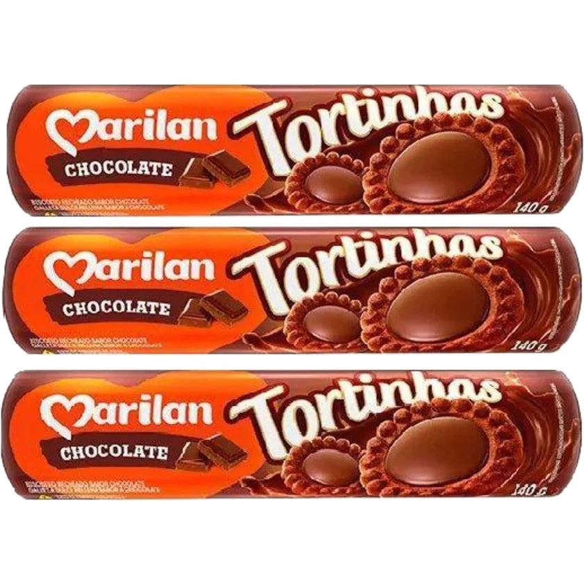 Marilan Tortinhas Chocolate (3x140g).