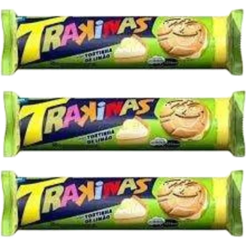 Trakinas Biscoito Recheado Tortinha de Limão (3x126g)