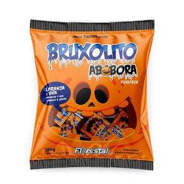 Pirulito Florestal Bruxolito Abóbora (500g)