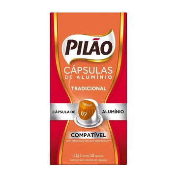Pilão Café Tradicional 07 - 10 Cápsulas (52g)