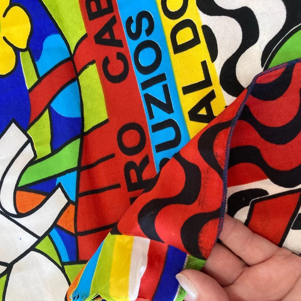 Canga De Praia Viscose Brasil Rio De Janeiro Buzios Arraial Cor Verde Búzios Tamanho 100cm x 180cm