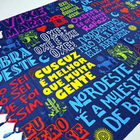 Canga Praia Love Nordeste! Tamanho Único