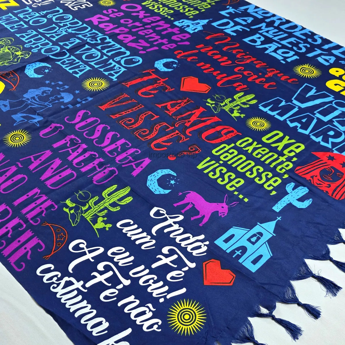 Canga Praia Love Nordeste! Tamanho Único