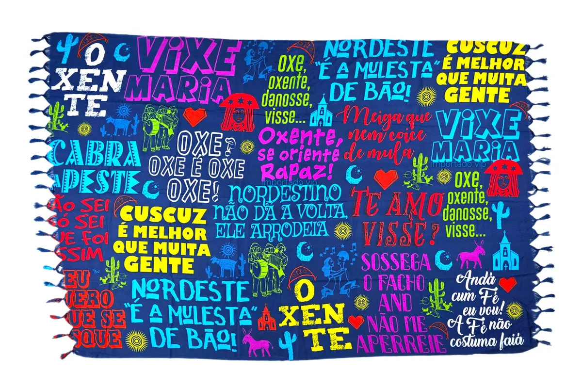 Canga Praia Love Nordeste! Tamanho Único