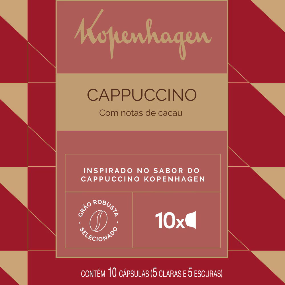 Dolce Gusto Kopenhagen Cappuccino 10 Cápsulas 190g