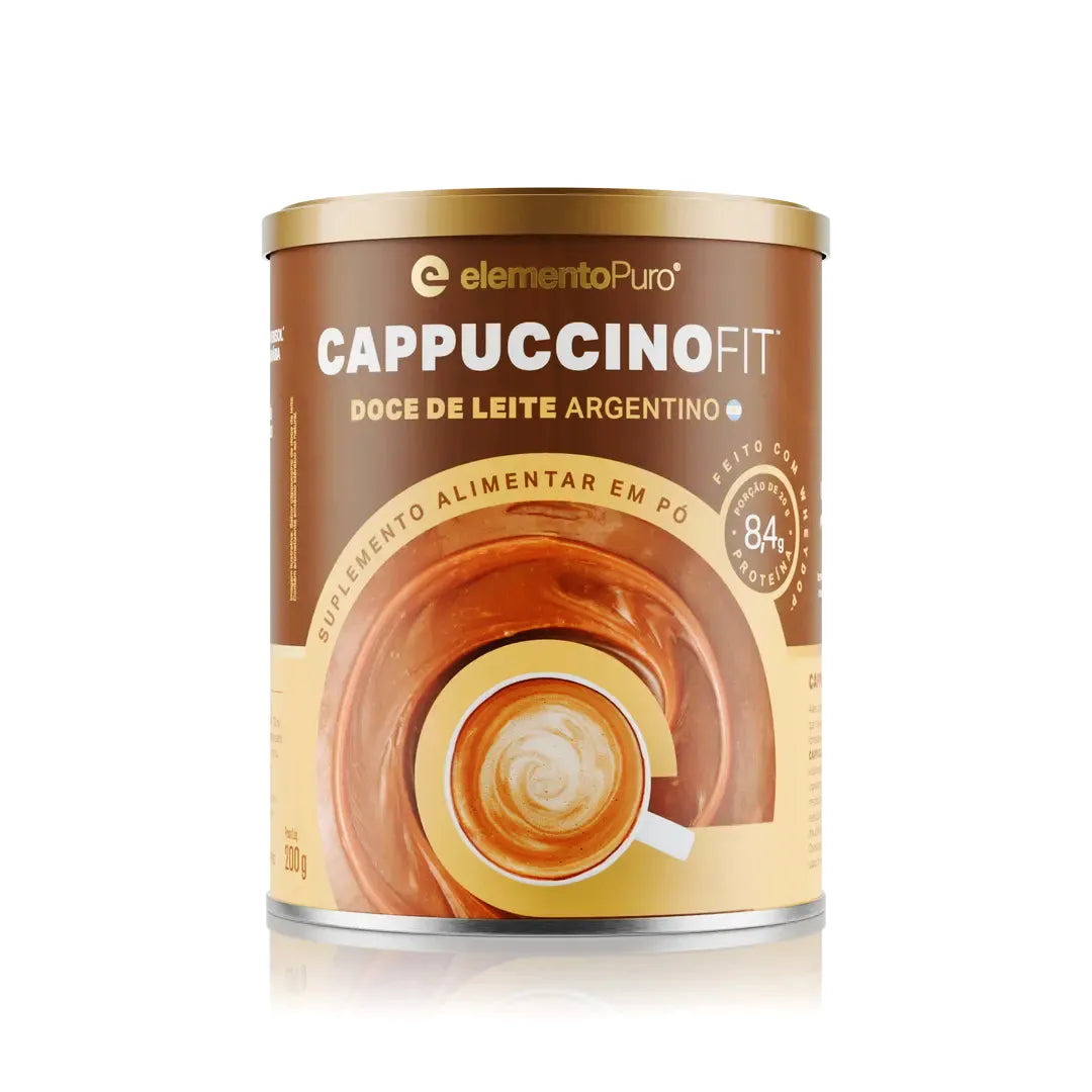 Cappuccino Fit Elemento Puro com Whey e Colágeno Verisol Pote (200g)