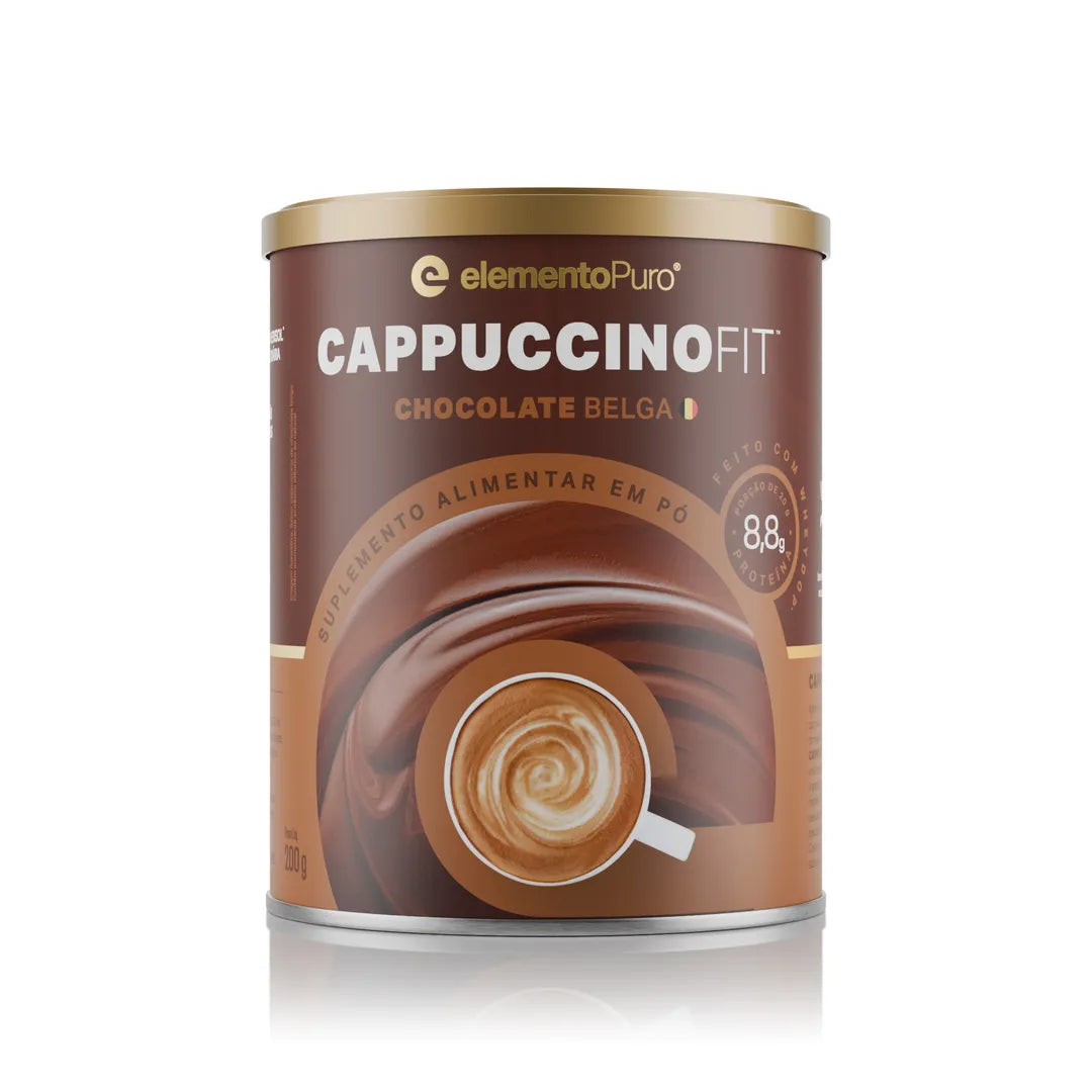Cappuccino Fit Elemento Puro com Whey e Colágeno Verisol Pote (200g)