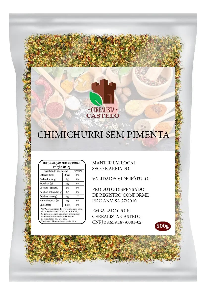 Chimichurri Sem Pimenta 500g