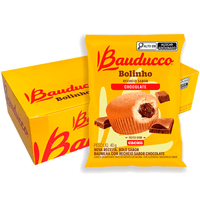 Bauducco Bolinho Baunilha com Recheio Chocolate. Caixa com 16 Unidades (640g)