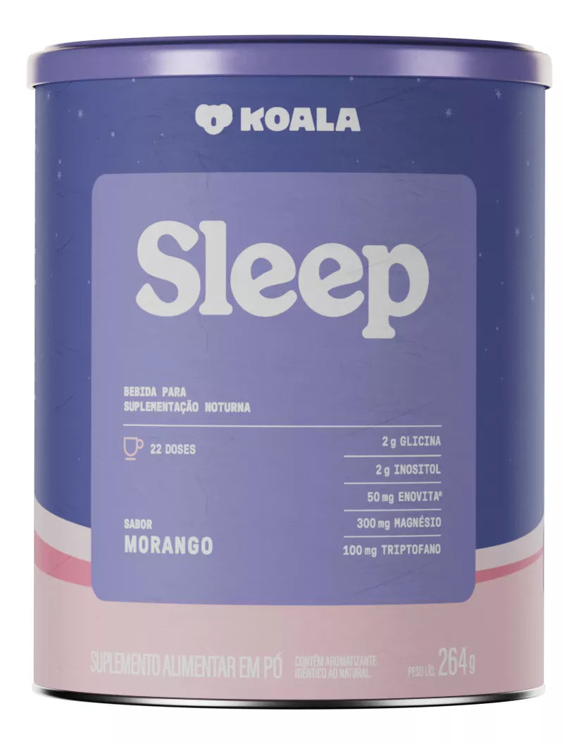 Koala Sleep Bebida Noturna: Morango (264g)
