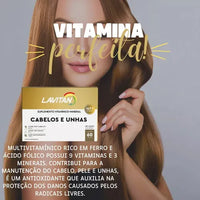 Lavitan Cabelos e Unhas 30 Cápsulas  50g