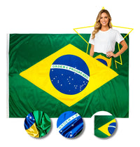 Bandeira Brasil 90 x 1,30cm