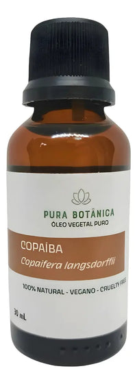 Óleo Vegetal de Copaíba 30ml 100% Puro Pura Botânica – Natural