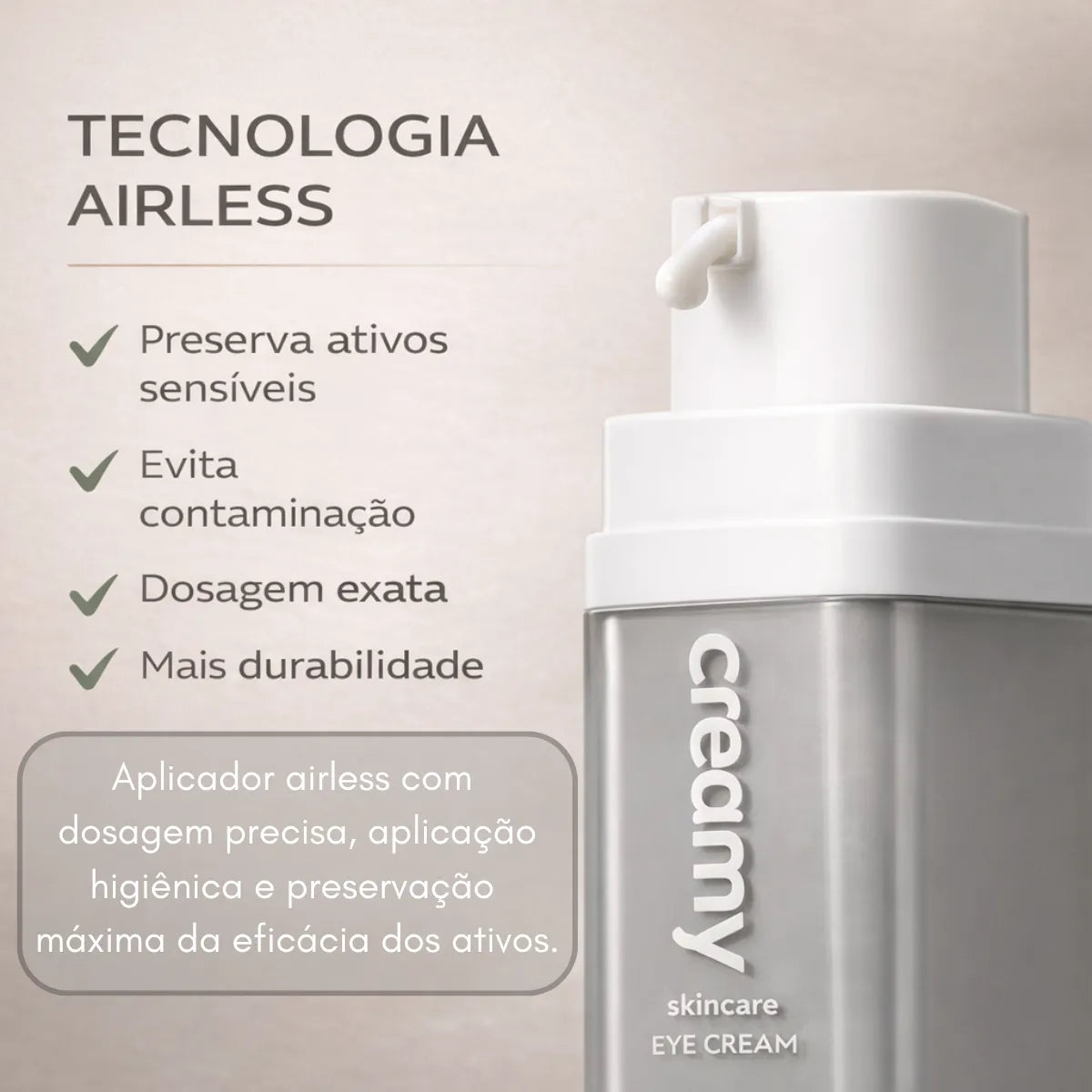 Cream Eye Clareador Para Olhos Da Creamy Antirrugas Olheiras