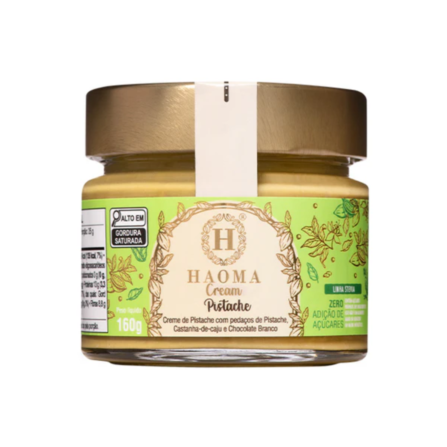 Haoma Creme de Pistache | Linha Stevia (116g)