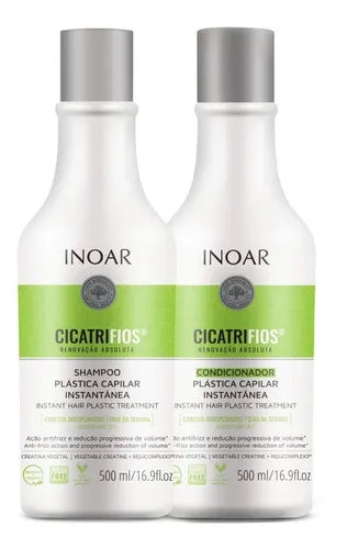 Inoar Kit Cicatrifios - Shampoo e Condicionador (500ml cada)