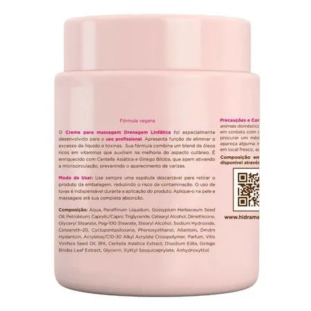 Hidramais Creme para Drenagem Linfática (1Kg)
