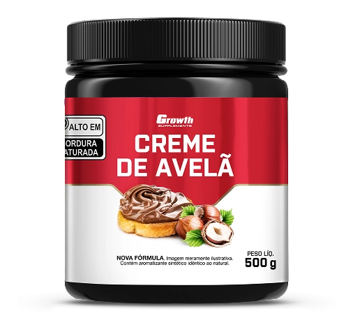 CREME DE AVELÃ GROWTH 500G