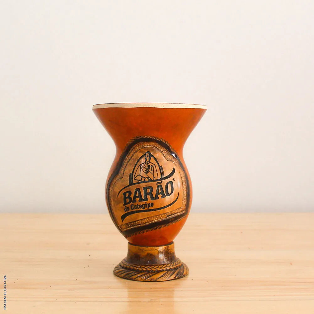 Cuia Tradicional com o Logo da  Barão.