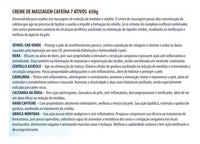 D'Agua Natural Creme para Corpo Massoterapia Cafeina 7 Ativos (650g)