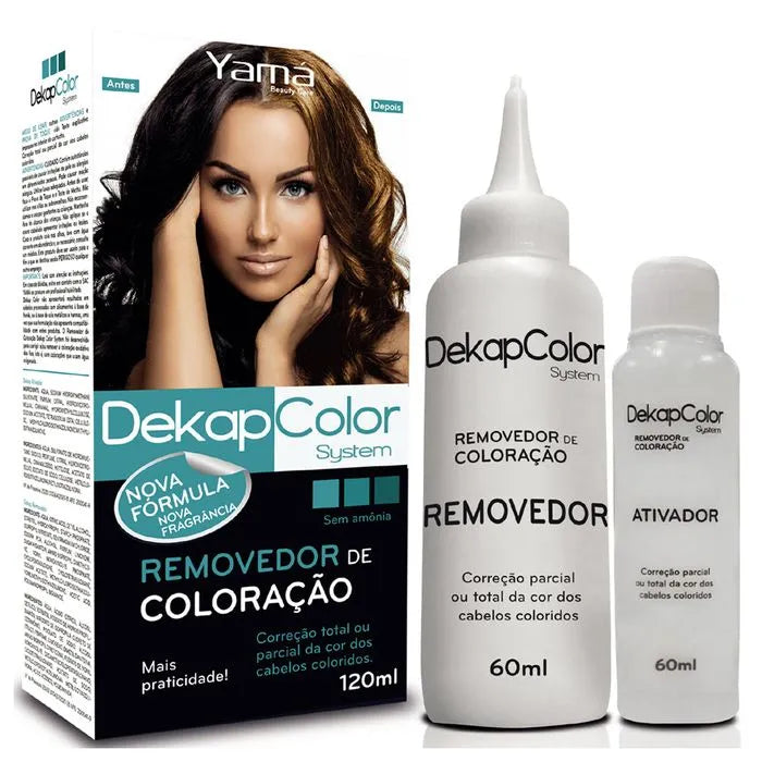 Kit Yamá Dekapcolor System Removedor de Coloração (120ml)