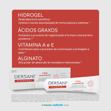 Dersani Hidrogel com Alginato Gel (85g). Oferta! 50% Off [Val.: 10/26]