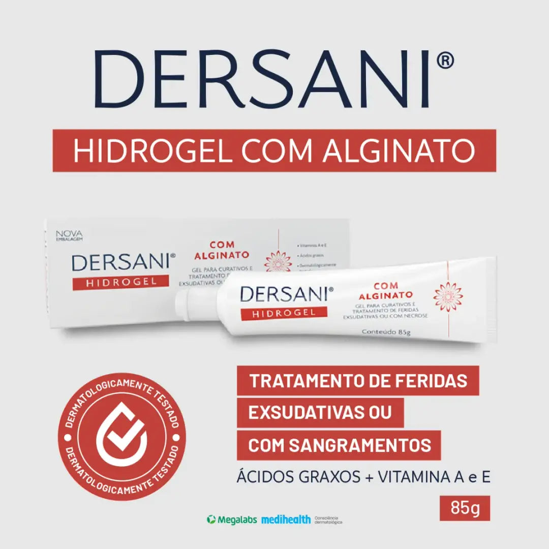 Dersani Hidrogel com Alginato Gel (85g). Oferta! 50% Off [Val.: 10/26]