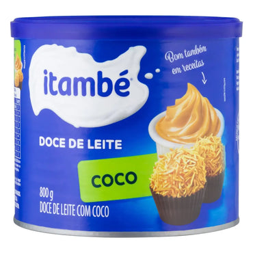 Doce de Leite Itambé Tradicional e Coco Lata (800g)